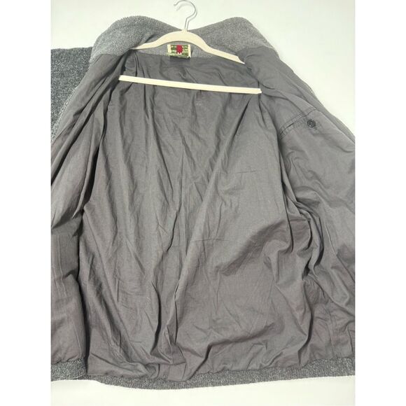 Vintage Carraig Donn Ireland Mens Pure New Wool Cable Knit Lined Cardigan Sz - Picture 11 of 12